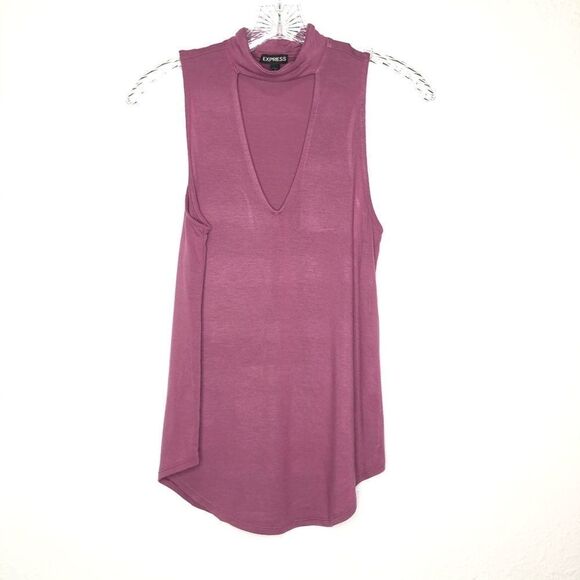 EXPRESS Mock Neck Tank Top - Picture 1 of 4